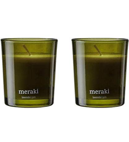 Meraki Duftlys - 2-pak - 2x60g - Oud Leaf