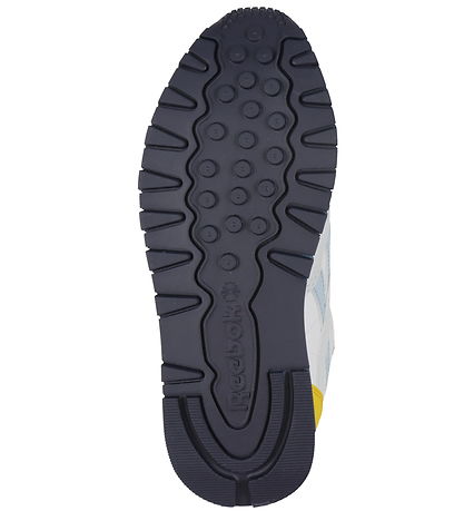 Reebok Sko - Classic Leather - Running - Moon/Navy/Rød