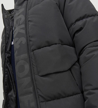 Jack & Jones Dynejakke - JCOSpeed - Sort/Tone In Tone