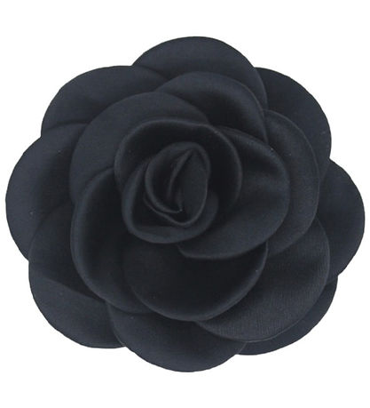 By Stær Hårklemme - Karla - 9 cm - Sort Satin