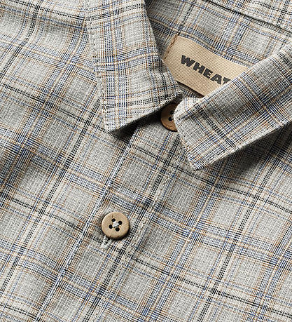 Wheat Skjorte - Oscar - Cloudy Blue Check