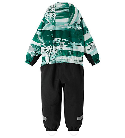 Reima Flyverdragt - Kurikka - Deeper Green m. Print