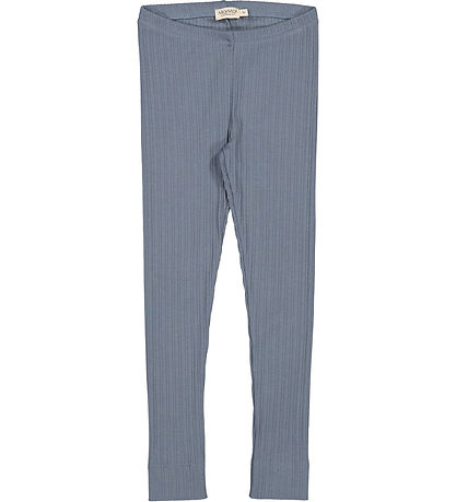 MarMar Leggings - Rib - Modal - Stormy Blue