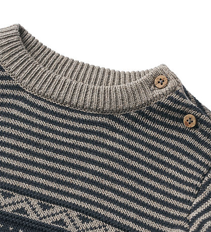 Wheat Bluse - Strik - Janus - Navy