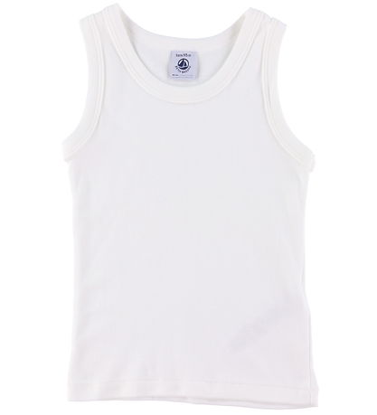 Petit Bateau Undertrøje - 2-pak - Hvid/Blå