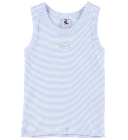Petit Bateau Undertrøje - 2-pak - Hvid/Blå