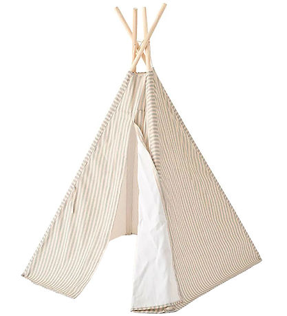 Kids Concept Legetelt - Tipi Stripe - Blå/Hvid