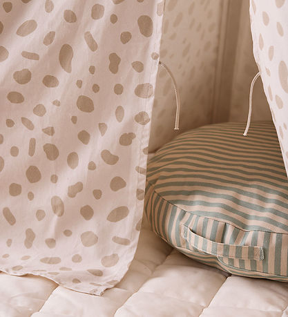Kids Concept Legetelt - Tipi Dot - Hvid/Beige