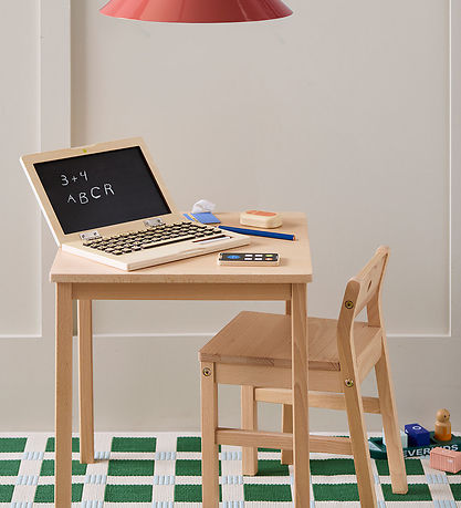 Kids Concept Computer Play Set - Træ - Kid's HUB