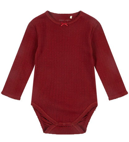 Konges Sløjd Body l/æ - Minnie - Red Dahlia