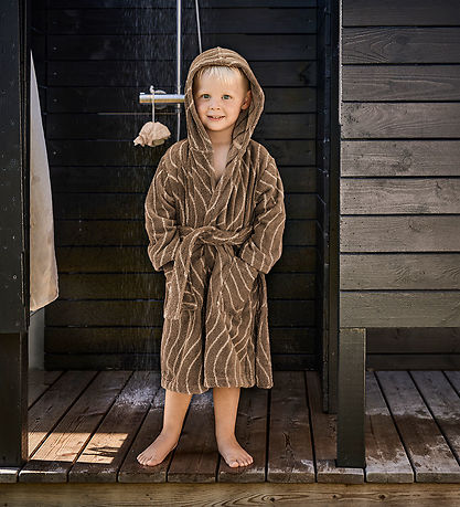Leander Badekåbe - Woodland - Mocca