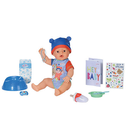 BABY born Dukke - Jonas - 43 cm - 10 Funktioner