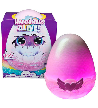 Hatchimals Bamse - Alive Mystery Hatch - Pufficorn - Assorteret