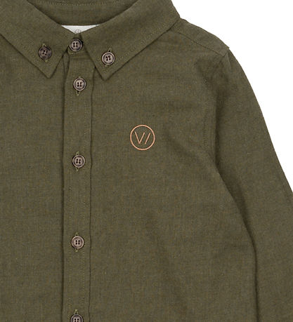 The New Skjorte - TnMick - Ivy Green Melange