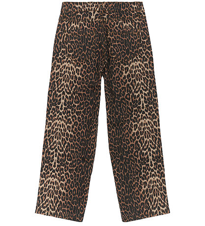 The New Jeans - Denim - TnLolo - Feather Gray m. Leopardprint
