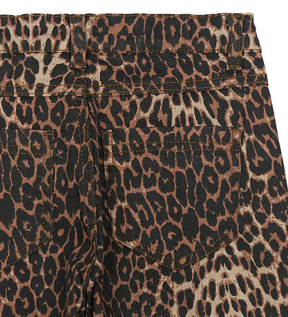 The New Jeans - Denim - TnLolo - Feather Gray m. Leopardprint