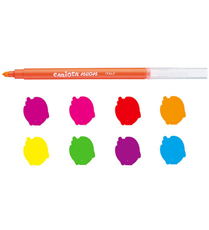 Carioca Tuscher - 8 stk - Neon
