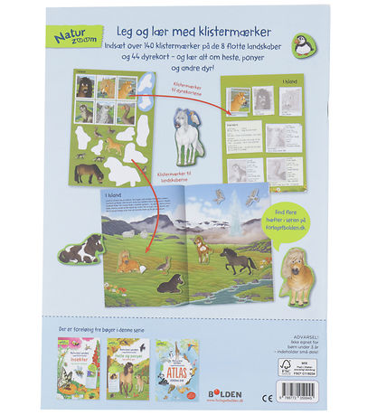 Forlaget Bolden Aktivitetsbog m. Klistermærker - Naturens Verden