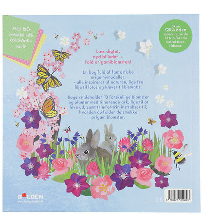 Forlaget Bolden Aktivitetsbog - Blomster Origami