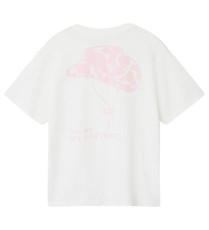 Name It T-Shirt - NkfKatin - Bright White/Universe