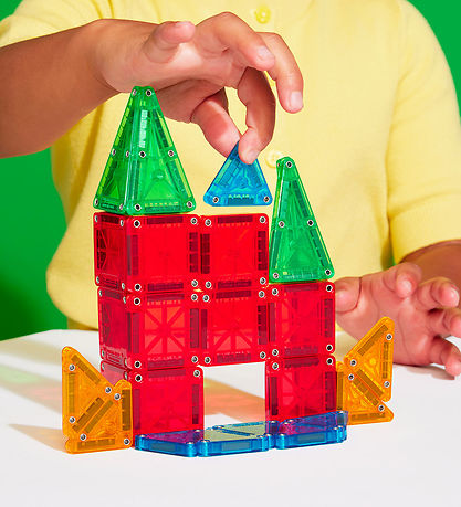 Magna-Tiles Magnetsæt - 26 Dele - MicroMAGS & Travel Tin Case