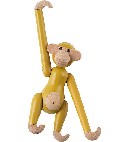 Kay Bojsen Træfigur - Abe - Vintage - Mini - Gul