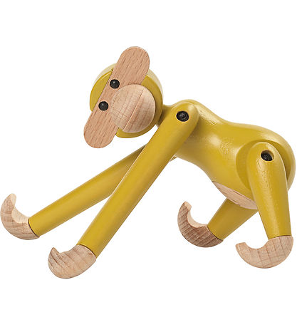 Kay Bojsen Træfigur - Abe - Vintage - Mini - Gul
