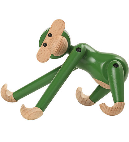 Kay Bojesen Træfigur - Abe - Vintage - Mini - Grøn