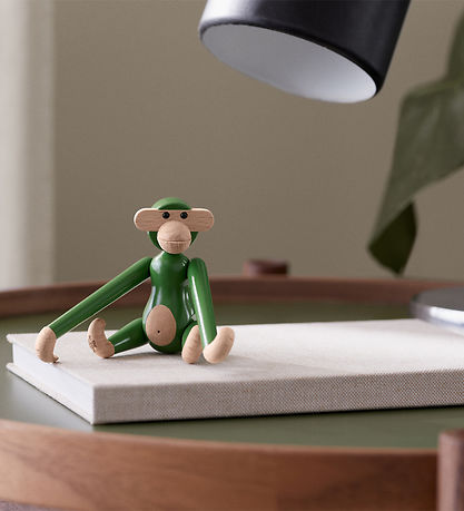 Kay Bojesen Træfigur - Abe - Vintage - Mini - Grøn