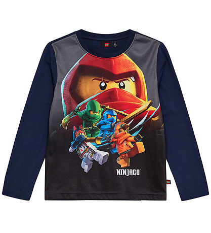 LEGO® Ninjago Bluse - LWTano 619 - Dark Navy m. Print