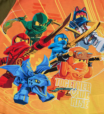 LEGO® Ninjago Bluse - LWTano 701 - Dark Khaki m. Print