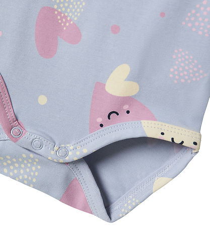 Name It Body l/æ - NbfVandora - Icelandic Blue/Hearts
