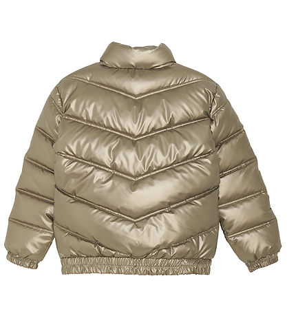 Creamie Dynejakke - Metallic - Pale Gold