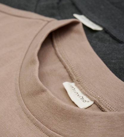 Minymo T-shirts - 2-pak - Fossil