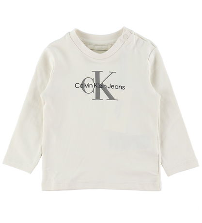 Calvin Klein Bluse - Monogram - Turtledove