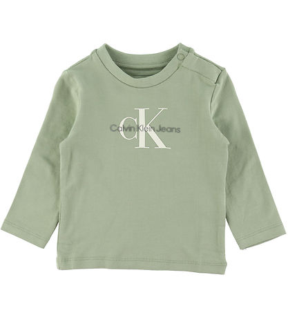 Calvin Klein Bluse - Monogram - Misty Vale