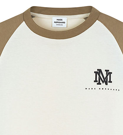 Mads Nørgaard Bluse - Thorlino - Almond Milk/Lead Gray