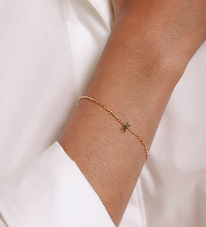 Design Letters Armbånd - K - 18K Guldbelagt