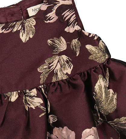 MarMar Kjole - Daelyna - Deep Mulberry Jacquard