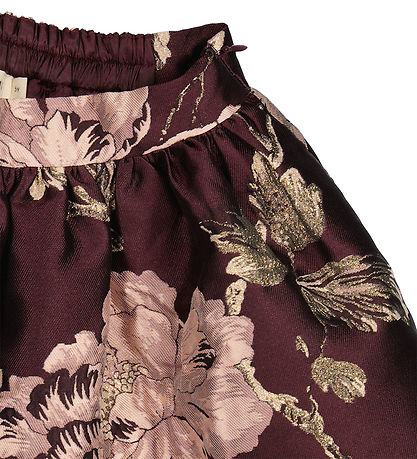 MarMar Nederdel - Sunita - Deep Mulberry Jacquard