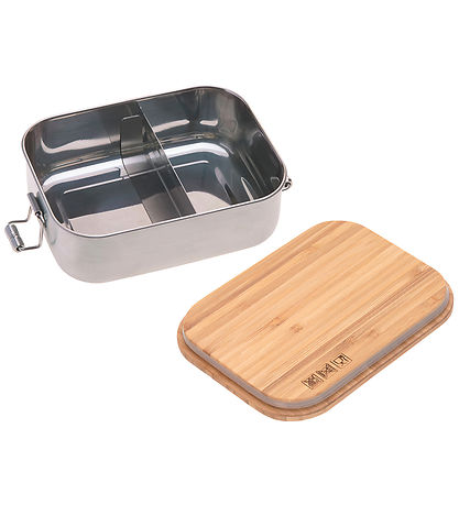 Lässig Madkasse - Stainless Steel/Bamboo Adventure