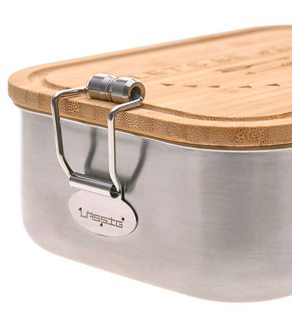 Lässig Madkasse - Stainless Steel/Bamboo Adventure