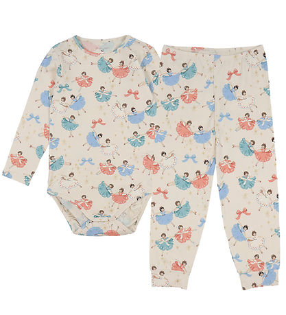 Konges Sløjd Body l/æ/Bukser - Bow Ballerina