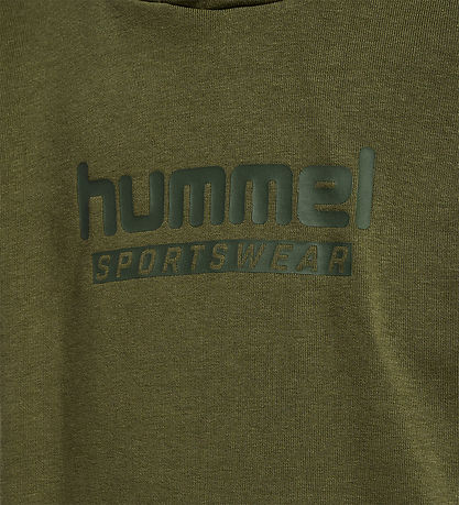 Hummel Hættetrøje - hmlJR Base - Winter Moss