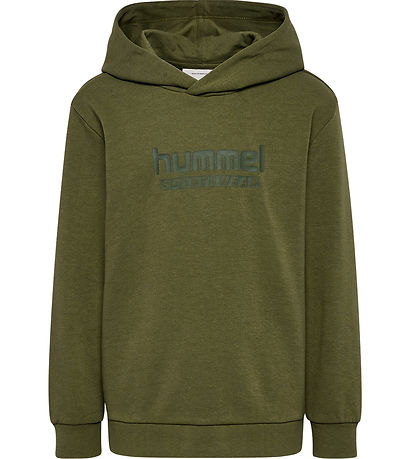 Hummel Hættetrøje - hmlJR Base - Winter Moss