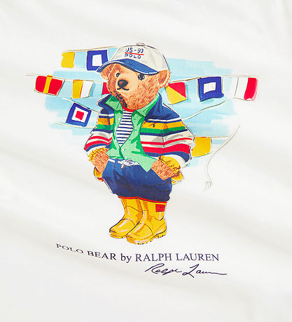 Polo Ralph Lauren T-shirt - Hvid m. Bamse