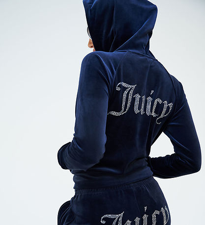 Juicy Couture Cardigan - Velour - Madison - Night Sky