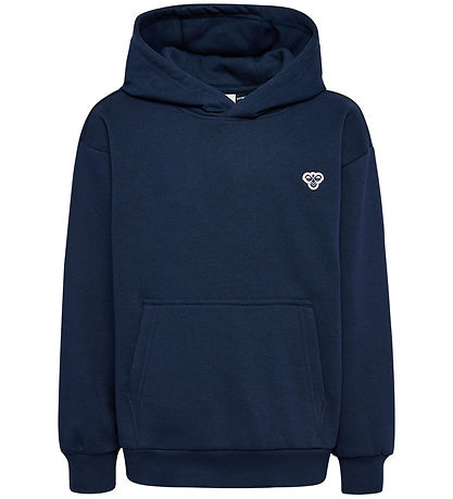 Hummel Hættetrøje - hmlJr - Loose Hoodie - Dress Blue