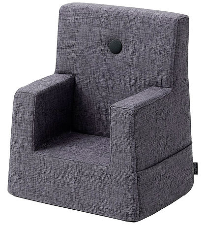 by KlipKlap Lænestol - Kids Chair - 50x43x33 cm - Blue Grey w. G