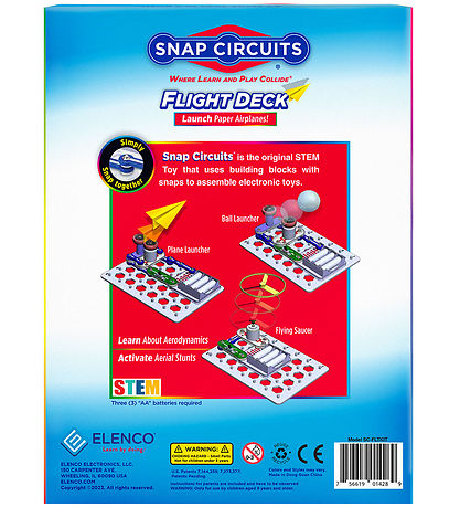 Snap Circuits Flight Deck Sæt - Launch Paper Airplanes